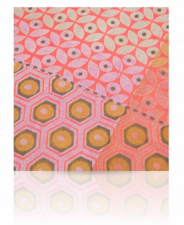 Палантин Женский SN-SMALL.FLORE/PEACH